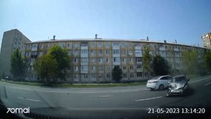 21.05.2023 Момент ДТП на ул. 9 Января. Ижевск.