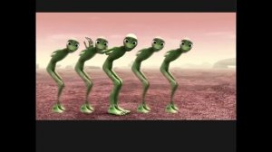 Dame Tu cosita Alien Dance лягушка танцует инопланетянин