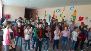 Утренняя зарядка в лагере