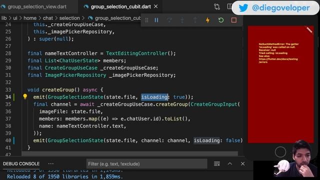 Full Flutter Chat App (3/3) Clean Architecture - StreamChat - flutter_bloc - inyección dependencias