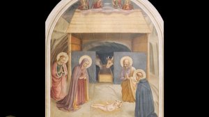 Фра Анджелико - Рождество Христа. Переносной алтарь, фреска и шкаф {Fra Angelico - Nativity}