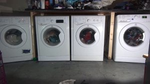 Wash Race No.308 - 4 Indesit on Cotton standard 60'c