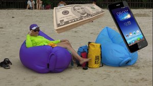 НАДУВНОЙ ЛЕЖАК ДЛЯ ПЛЯЖА - LAZY BAG, LAMZAC, AIR BAG | КАК НАДУТЬ ЛАМЗАК ? КАК ВЫБРАТЬ БИВАН ?