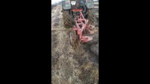 " Зелёные трактористы" на ЮМЗ-6 с плугом 3-35, ПАХОТА ЦЕЛИНЫ 2022
