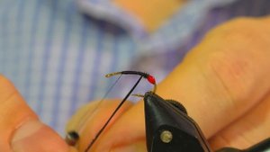 Сухая мушка(Dry Fly) "Красножопка"