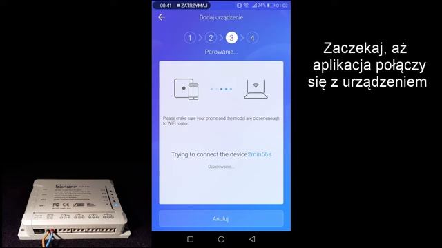 Sonoff 4CH Pro instrukcja parowania eWeLink смотреть онлайн