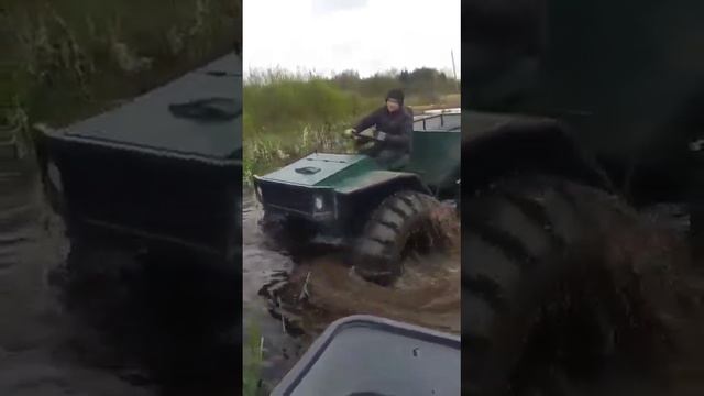каракат болотоход вездеход бер 20л.с. лифан по болотам и бродам смотреть онлайн