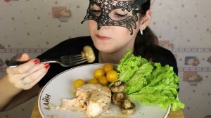 АСМР Стейк из ЛОСОСЯ/ASMR Mukbang SALMON Steak EATING SOUNDS