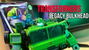 Обзор на фигурку Transformers Legacy Voyager Bulkhead - Трансформеры Прайм