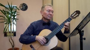 Григорий Пономаренко. Тополя (на гитаре). Обработка Олега  Копенкова