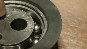 Натяжной ролик ГРМ Лада Калина 8кл после 54ткм пробега, шум и раковины