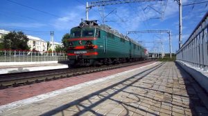 Электровоз ВЛ80С-1289/1290 с тепловозами 2ТЭ116У и 2ТЭ116УД