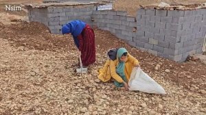 Nomadic life in Iran, the birth of a puppy and the happiness of a nomadic family ??❤️