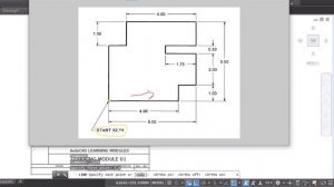 Learn Auto CAD Through Example Lesson-5: Dynamic Input, Ortho Mode and Object Snapping