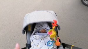 Прогулка с реборном в коляске