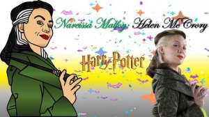 Harry Potter Narcissa Malfoy, Helen McCrory Versión Anime