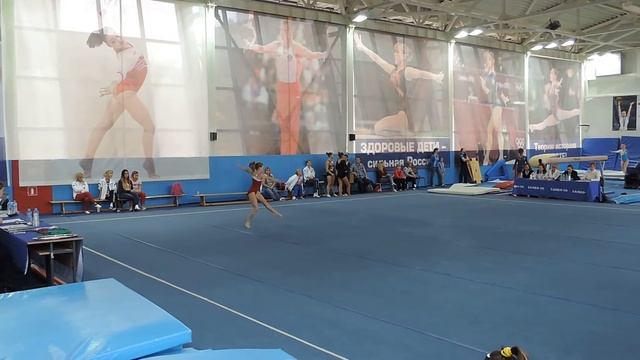 Андроник Марина 1 разряд вольные 2 место 13,167 смотреть онлайн