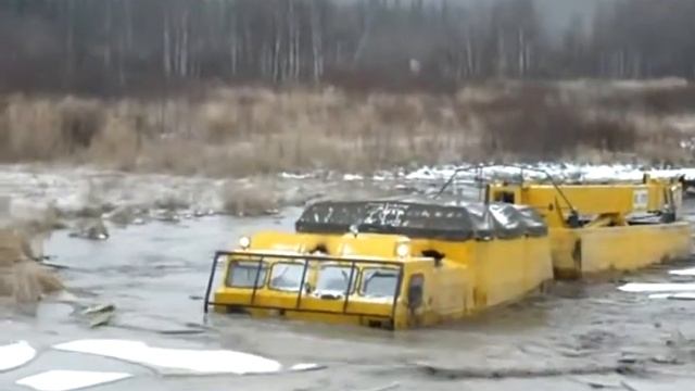 Вездеход Витязь ДТ 30 по непроходимому бездорожью Сибири смотреть онлайн