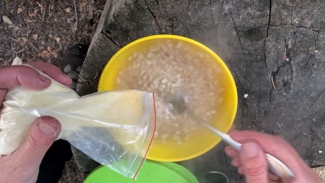 Дегустация сублимата картофельное пюре с курицей
