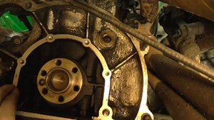 Москвич 412, ИЖ-Комби: Замена заднего сальника коленвала, замена сцепления, установка маховика.