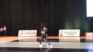Всероссийские соревнования по чир спорту 2018 хип-хоп двойка 3 место