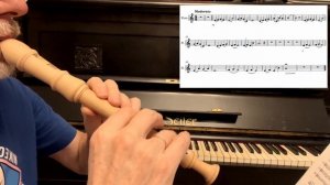 И.Пушечников «Колыбельная песня» (пьеса 5) из школы игры на блокфлейте