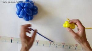 Цветы колокольчики из шаров / Bluebell flowers of balloons (Subtitles)