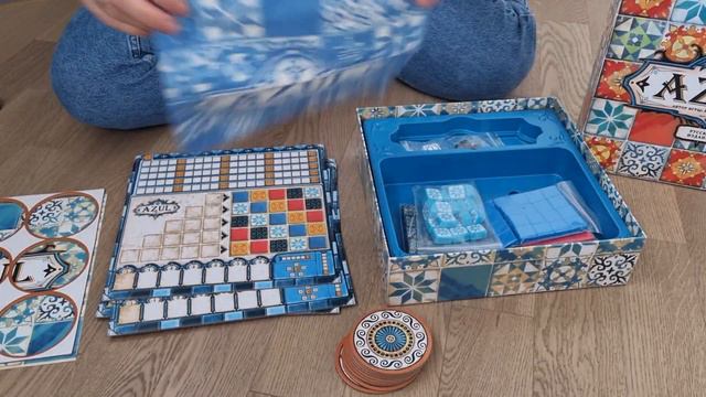 Распаковка — Настольная игра Звезда Азул смотреть онлайн