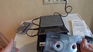 Кассетный магнитофон Panasonic RQ-2102 - прослушивание кассет