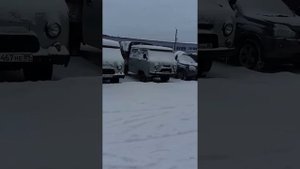 Чистка снега квадроциклом.