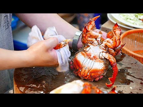 Тайваньская уличная еда - лягушачий краб Тайвань