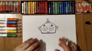 Рисуем робота /как нарисовать робота / Урок Рисования / How To Draw Robot / Drawing Lesson