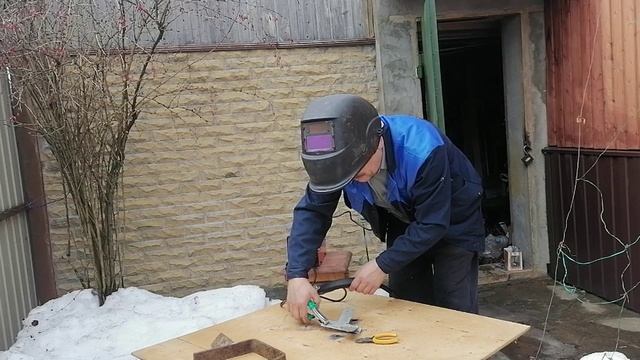 Весна наступает/ Пробная сварка сварочным полуавтоматом Edon Smart MIG-175S