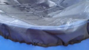 Защитная сетка на садовую дождевую бочку на затяжке 60/95/120 см