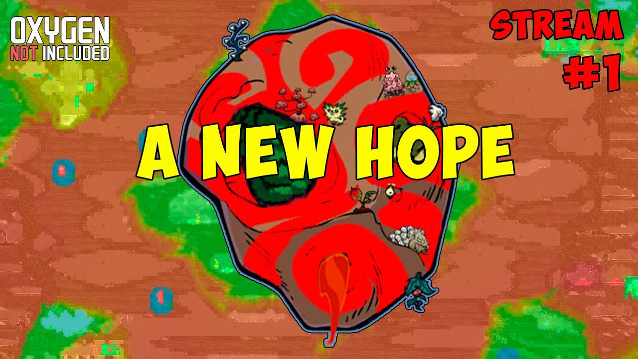 A new hope ► Челленджный хардкор ► Vortex ► #1 Oxygen not included ► Spaced Out смотреть онлайн