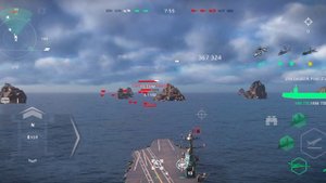 Modern Warships игра на авианосце Gerald R.Ford (без микрофона)