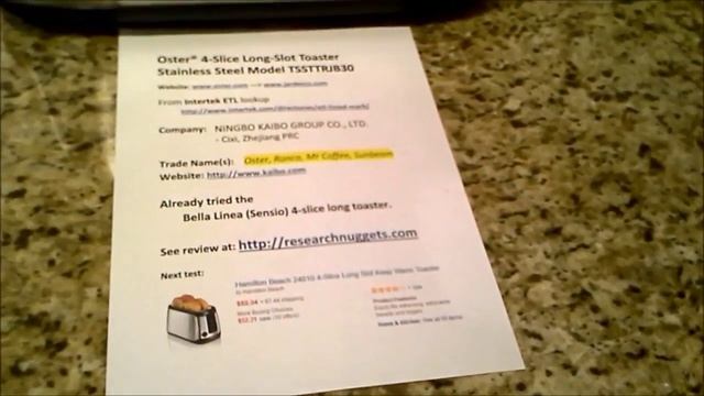 Review of the Oster 4 slice long slot toaster смотреть онлайн