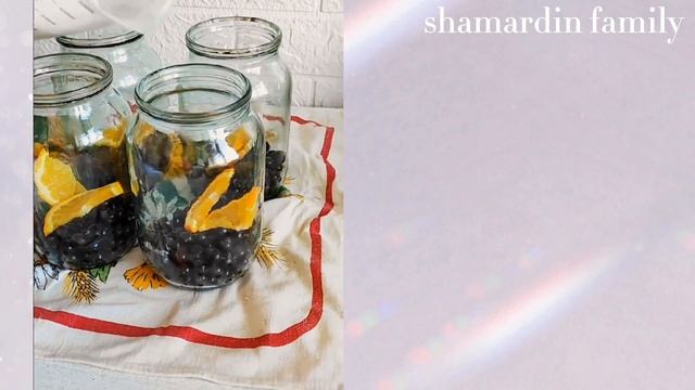 КОМПОТ ИЗ ЧЕРНОЙ СМОРОДИНЫ И АПЕЛЬСИНА НА ЗИМУ ☺