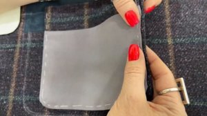 как настрочить накладной карман обтачным подкладом с изнаночной стороны