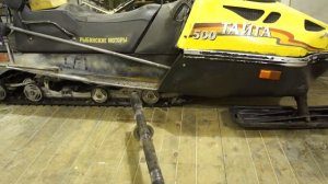 Самодельный подкат  для снегохода.