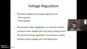 Regulated DC Power supply  (Line Regulation of Zenor Diode) 08