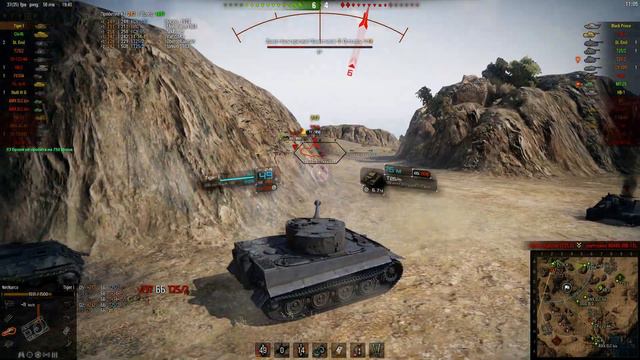Бой на Tiger I на карте Эль Халлуф смотреть онлайн