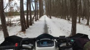 Как кататься на квадроцикле зимой