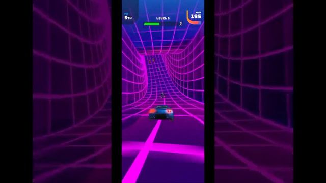 Neon car racing game