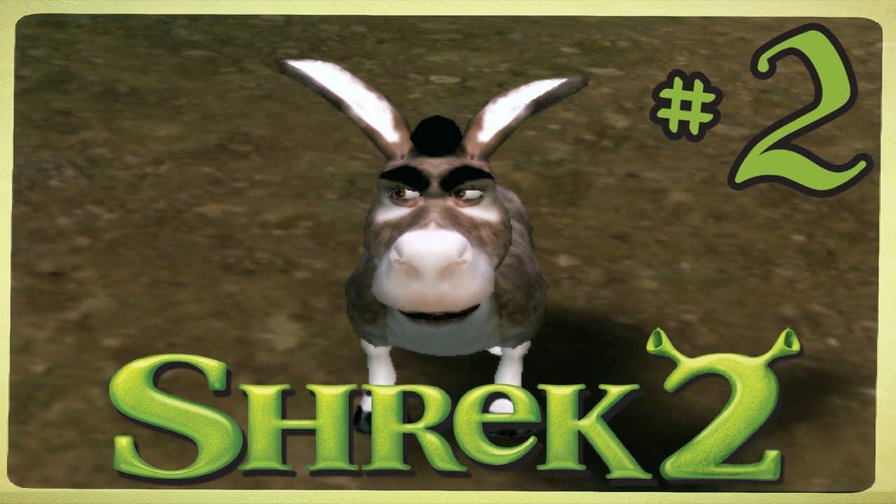 Shrek 2. #2. Ослик в опасном лесу.