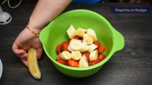 Как сделать Смузи из клубники и банана - пошаговый рецепт вкуснейшего коктейля