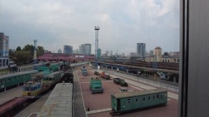 #6 Walking tour Kyiv city, Ukraine - Railway Station - [4k video] - September 2021