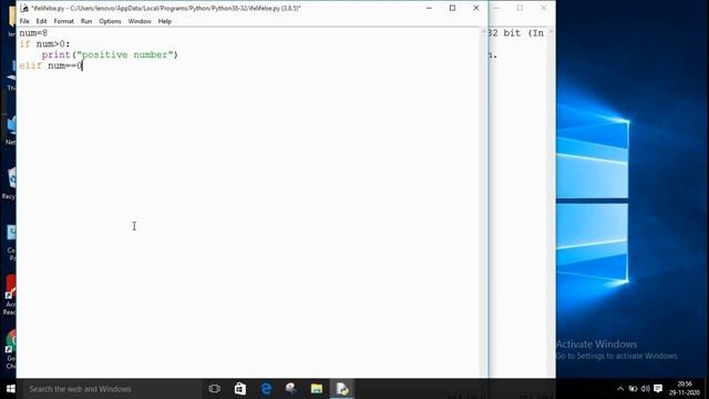 If-elif-else statement in python