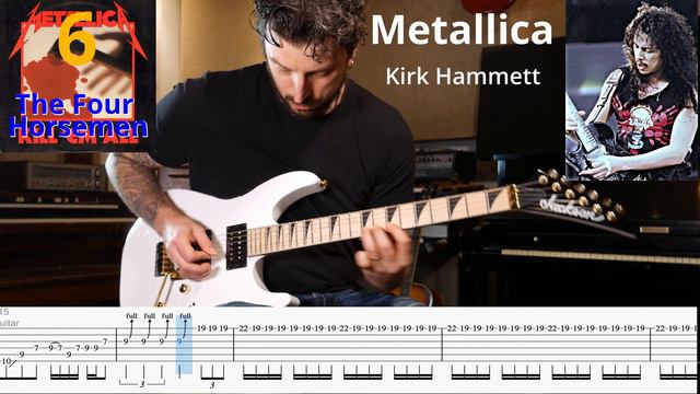 Metallica The Four Horsemen Guitar Solo (With TABS) смотреть онлайн