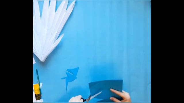 СНЕЖИНКА. поделка из бумаги. украшение для дома на новый год смотреть онлайн